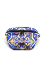 Marsupio in nylon stampa maiolica