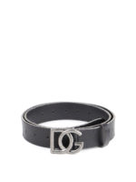 Cintura in pelle con logo DG