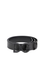 Cintura in pelle con fibbia logo DG