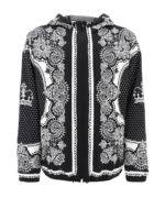 Giubbotto con stampa Bandana e Corone