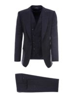 Abito in lana camouflage