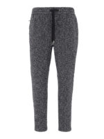 Pantaloni in misto lana jacquard