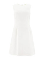 Abito a trapezio motivo floreale