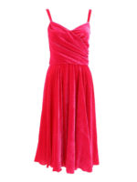 Abito smanicato con scollo a cuore