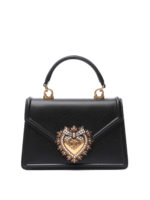 Borsa Devotion piccola in pelle nera