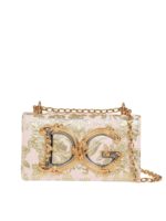 Mini borsa DG Girls rosa e oro