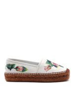 Espadrillas con stampa rose