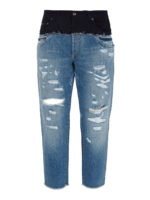 Jeans larghi strappati