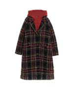 Cappotto con piumino interno tartan