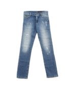 Jeans effetto destroyed azzurri