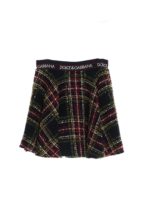 Gonna corta a ruota in tartan