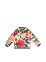 Felpa stampa Camelie multicolor