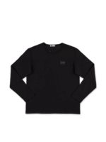 T-shirt nera a manica lunga