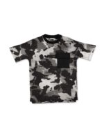 T-shirt camouflage nera