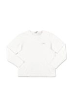 T-shirt bianca a manica lunga