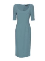 Abito a tubino azzurro