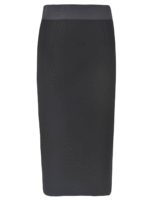 Gonna a tubo longuette nera