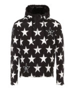 Piumino reversibile con stampa stelle