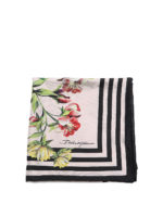Foulard con motivo floreale