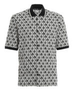 Camicia stile polo in cotone stampa DG