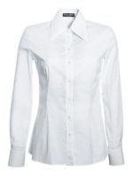 Camicia maxi colletto bianca