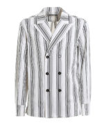 Camicia stile blazer con righe