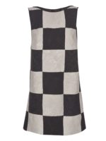 Abito jacquard bianco e nero