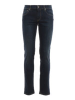 Jeans skinny con ricamo DG e corona