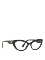 Occhiali da sole cat eye con logo a cuore