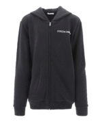 Felpa in cotone con logo lettering