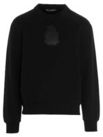 Felpa stampa logo nera