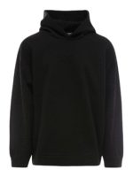 Felpa in cotone total black