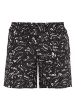 Boxer da mare con stampa con logo