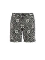 Boxer da mare con stampa Maioliche