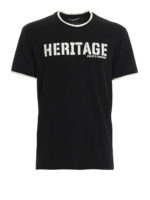 T-shirt con bordi a contrasto