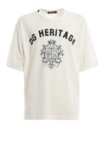 T-shirt oversize con stampa stemma