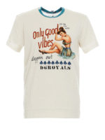 T-shirt in jersey con stampa Pin-up