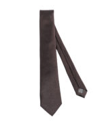 Cravatta in pura seta nera