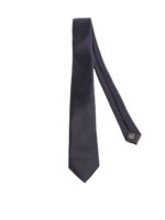 Cravatta in pura seta monocromo