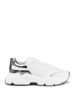 Sneakers Dymaster bianche in pelle