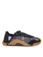 Sneakers in tessuto pied de poule nere