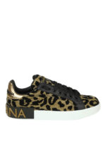 Sneaker Portofino in tessuto effetto lurex