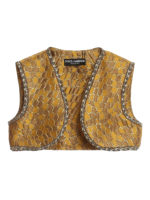 Gilet con motivo a nido dape