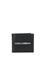 Portafoglio in pelle con stampa logo