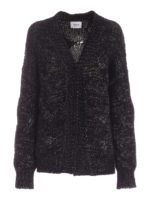 Cardigan over nero