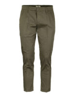 Pantaloni Alfredo in gabardina verdi