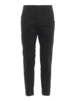 Pantaloni Gaubert neri in cotone