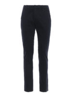 Pantaloni blu Gaubert in cotone stampato