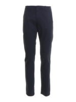 Pantaloni Gaubert blu in gabardina