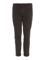 Pantaloni Gaubert tortora in cotone